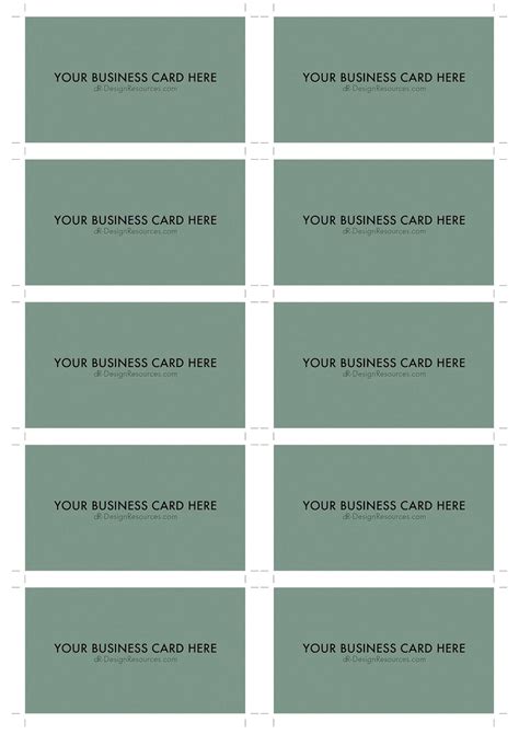 business card template psd   sheet blank business cards
