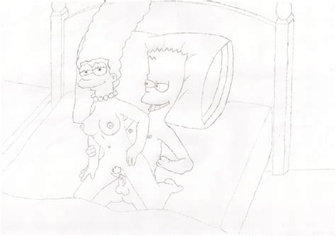 Rule 34 Bart Simpson Bed Breasts Female Human Insertion
