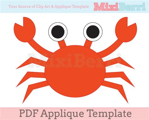 images  crab outline template printable crab coloring pages
