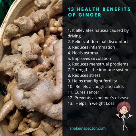13 health benefits of ginger and is it really good for