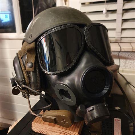 gas mask  cvc helmet  iconic duo gasmasks