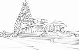 Tamil Mahabalipuram Nadu Thanjavur Mamallapuram Strokes sketch template