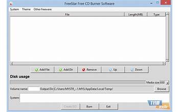 FreeStar CD Burner Software screenshot #6