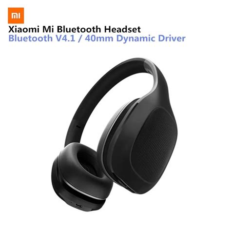 xiaomi mi bluetooth wireless headphones  version bluetooth earphone aptx mm dynamic pu