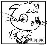 Moshi Monsters Pages Coloring Poppet Printable Cool2bkids Expression Facial Getcolorings sketch template