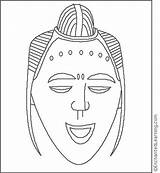 Mask African Coloring Pages Template Africa Guro Color Enchantedlearning Region Printable Kids Templates Selected Click Newdesign sketch template