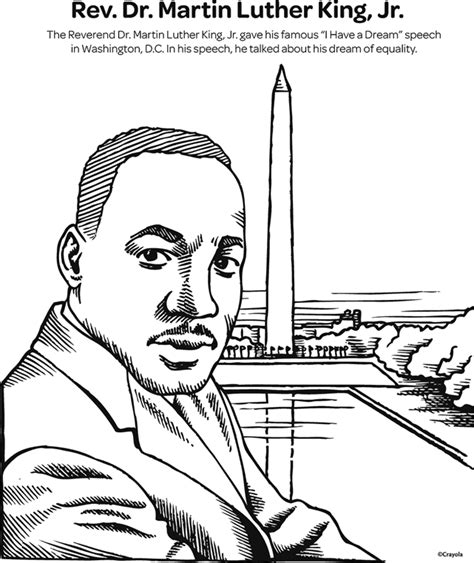 printable martin luther king jr coloring sheets vrogueco