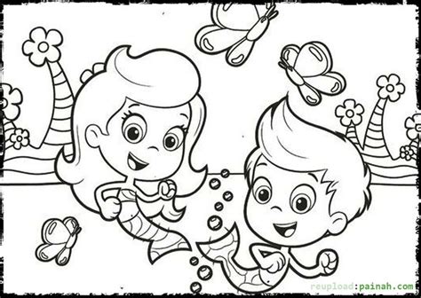bubble guppies coloring pages painahcom