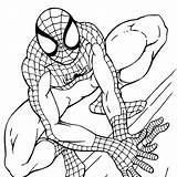 Spiderman Coloring Pages Printable Print sketch template