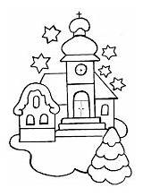 Colorat Biserici Etichete Desene Fise sketch template