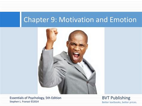 Ppt Chapter 9 Motivation And Emotion Powerpoint