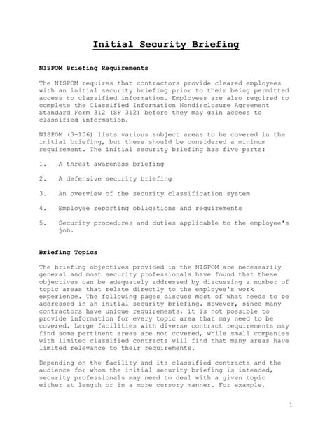 template  briefing paper  briefing note templates  sample