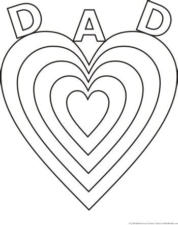 love  dad fathers day coloring pages  kids  christian