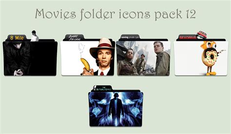 movies folder icons pack 12 by cadavericale on deviantart