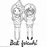 Coloring Pages Cute Friends Bestfriend Bff Friend Printable Getcoloringpages Drawings Teens Country Kids Print Friendship Choose Board Birthday Abstract sketch template