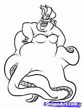 Ursula Coloring Pages Draw Ariel Step Disney Drawing Color Witch Kids Sea Getcolorings Print Printable Getdrawings Hellokids sketch template