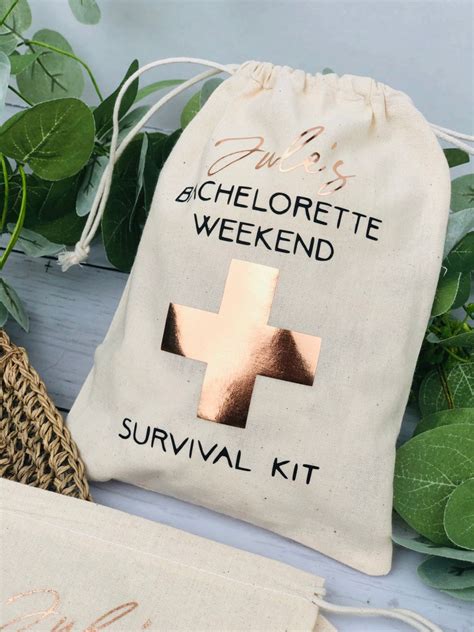 Bachelorette Weekend Survival Kit Hangover Kit Girls Weekend Etsy