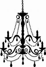 Clipground Webstockreview Chandeliers sketch template