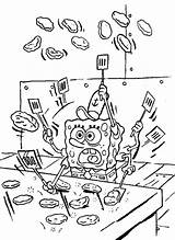 Spongebob Spatula sketch template