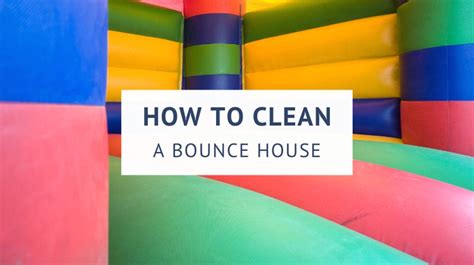 clean  bounce house  steps  backyard baron