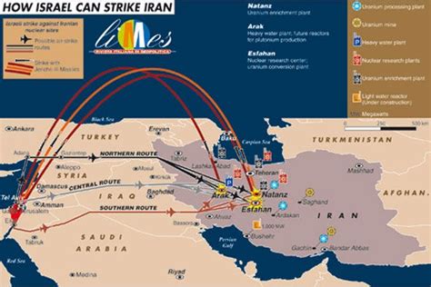 heres  israeli attack route iran  cut