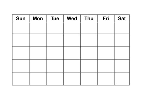 generic  week calendar month calendar printable
