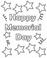 Memorial Coloring Pages Happy Printable Print Clipart Flag Drawing Color Sheets Kids Activities Sheet Pdf Craft Printables Worksheets Colorpages Stars sketch template
