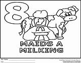Milking Maids sketch template
