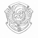 Hufflepuff Crest sketch template