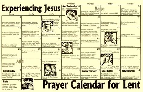 lent calendar effective church communications