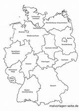 Deutschlandkarte Karte Ausmalen Ausdrucken Landkarte Bundeslander Bundesländer Allgemeinwissen Blanko Zeichnen Kinderbilder Malvorlagen Staaten Heissen Namen sketch template