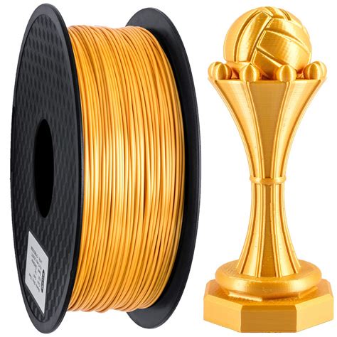pla filament mm geeetech silk pla  printer filament silk gold