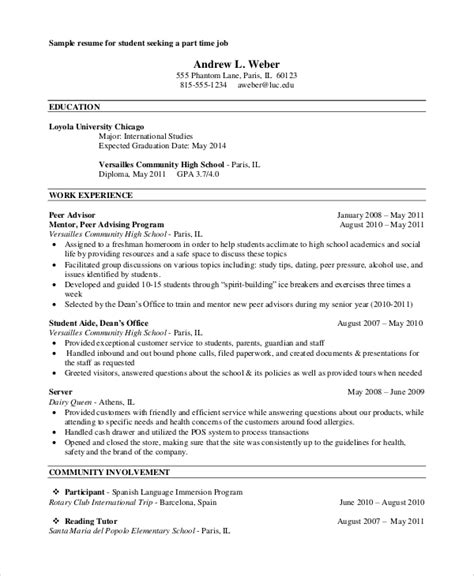 job resume examples  college students ghostwritingrateswebfccom