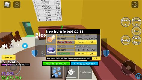 blox fruits random fruit dealer chances