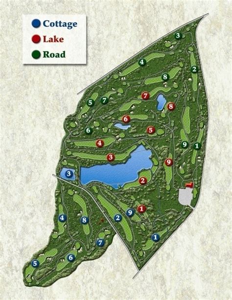 layout  hollows golf club