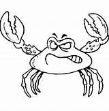Crab Angry Caranguejos Fish Fiddler Template sketch template