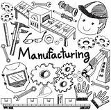 Manufacturing Factory Doodle Assembly Line Production Sketch Operation Vector System Tools Drawing Sign Symbol Background Failure Handwriting Shutterstock Illustration Paper sketch template