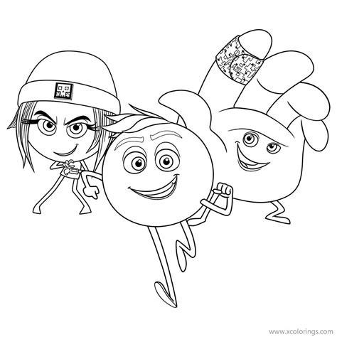 emoji  coloring pages characters xcoloringscom