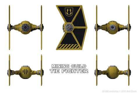 mining guild tie fighter schematics  ravendeviant  deviantart