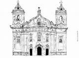 Igrejas Brasileiras sketch template