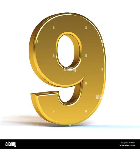 number  gold stock photo  alamy