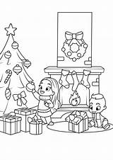 Weihnachten Navidad Feiern Malvorlage Celebra Vieren Kleurplaat Celebrare Aspettandonatale Stampare sketch template