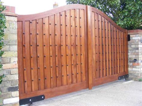 irresistible wooden gate designs  adorn  exterior