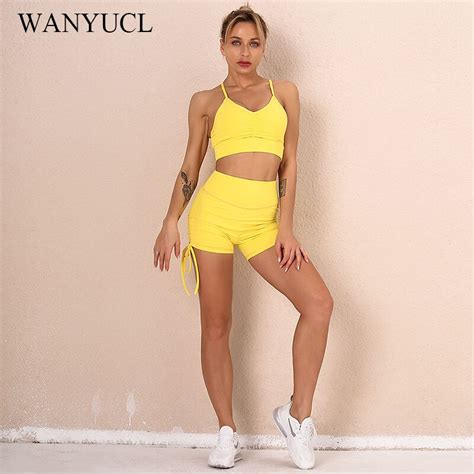 wanyucl sexy seamless workout clothes female fitness yoga wear