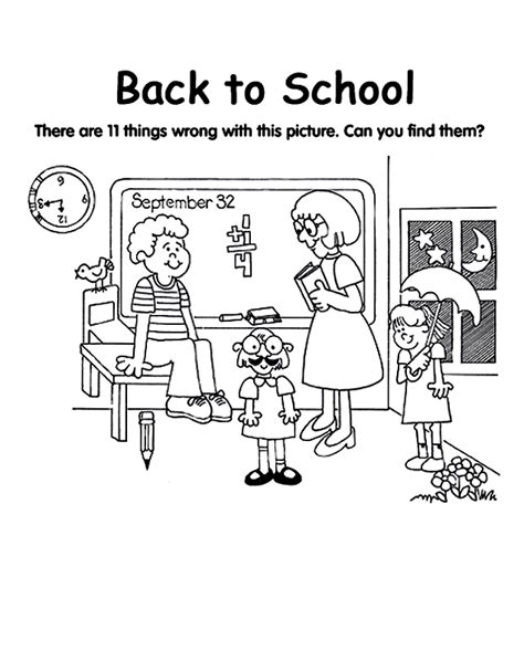 class coloring pages   print
