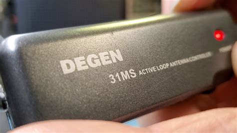Tecsun R 9700dx With A Degen 31ms Active Loop Antenna Indoors Youtube