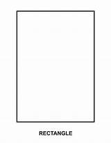 Rectangle sketch template