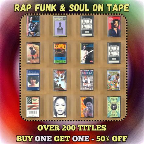 build ur own lot cassette tapes 60s 70s 80s 90s funk soul rap hip hop r