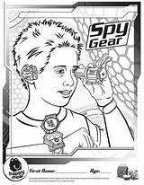 Spy sketch template