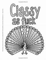 Coloring Pages Sassy Amazon Sayings Book Snarky Saucy Swears Sarcasms Adults Adult sketch template
